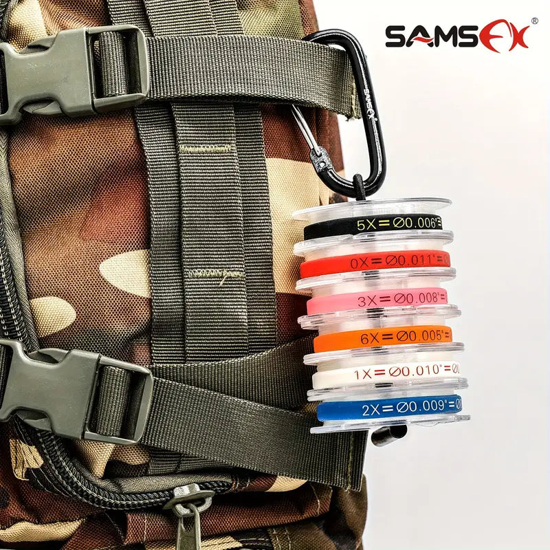 Fishing Tippet Holders With Carabiner Clip